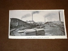 WW1 First World War Luigi Marazza and C. Plant 1918 Courtyard Materials