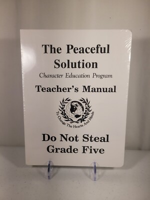 Peaceful Solution Character Education Program Grade 5 Teacher Package NEW