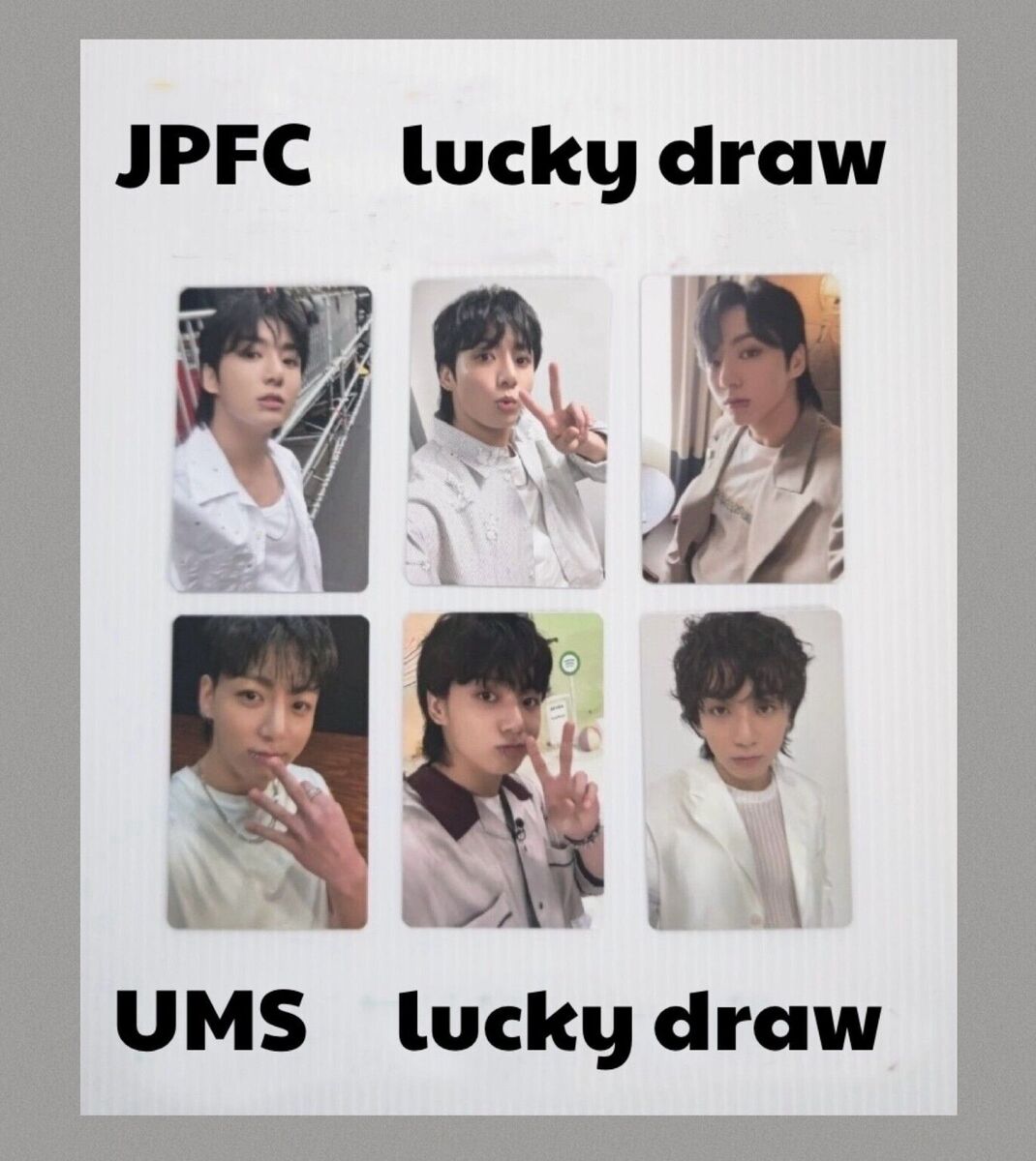 BTS Jungkook Golden JPFC UMS Lucky draw Limited POB BTS Jungkook Golden JPFC UMS Lucky draw Limited POB