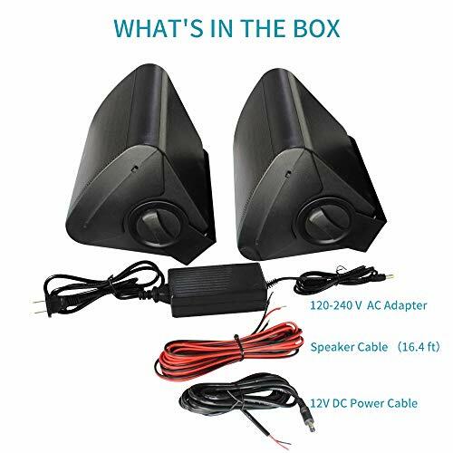 Herdio Outdoor Bluetooth Speakers Waterproof Patio Deck Wall Mount