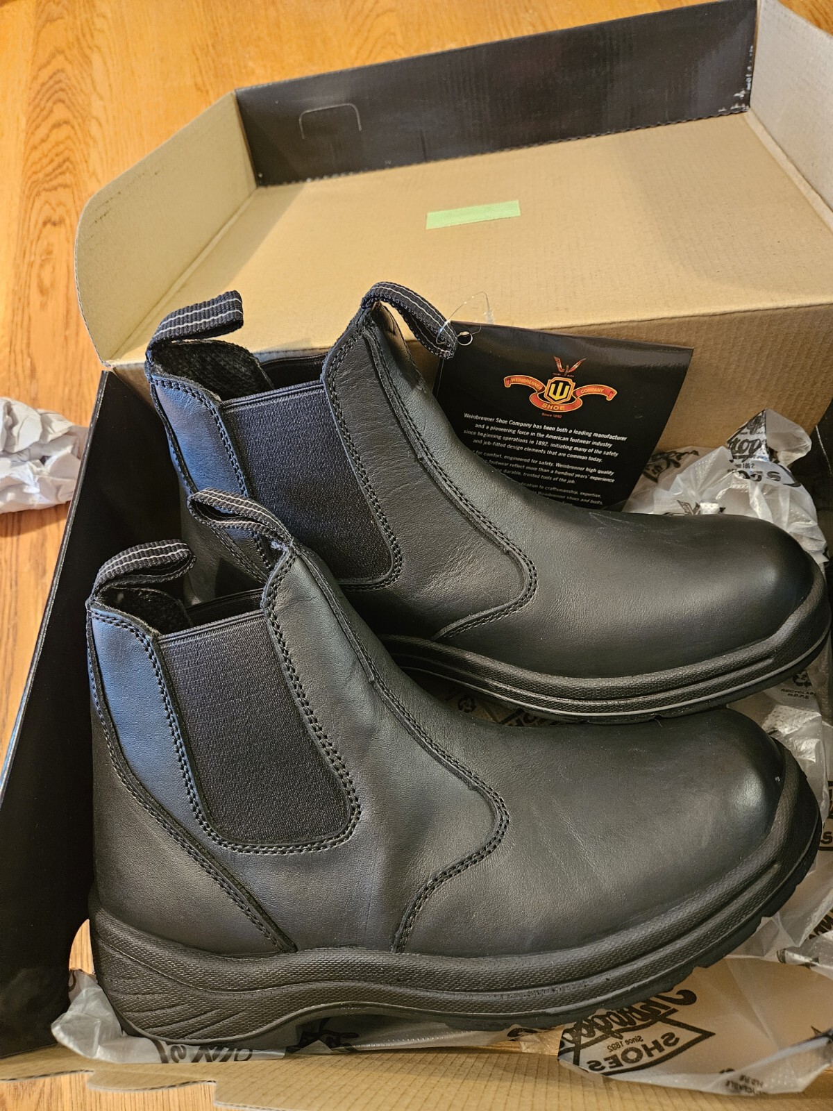 Thorogood Leather Boots Quick Release Slip Resisting Station Boot