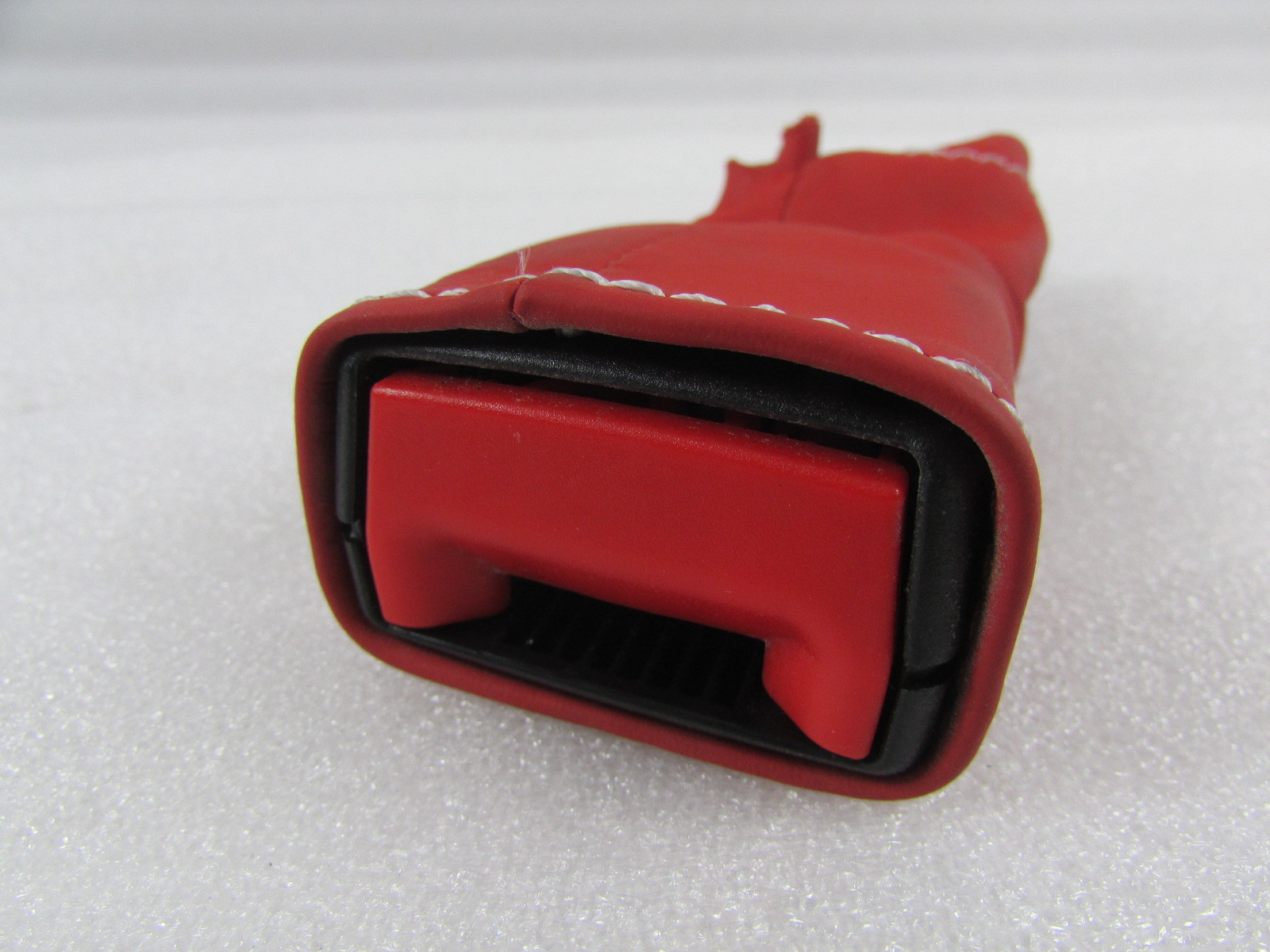 Ferrari California, RH, Right Rear Seat Belt Receiver, Red, Used, P/N 810478