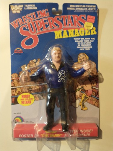 LJN WWF Bobby The Brain Heenan MOC...