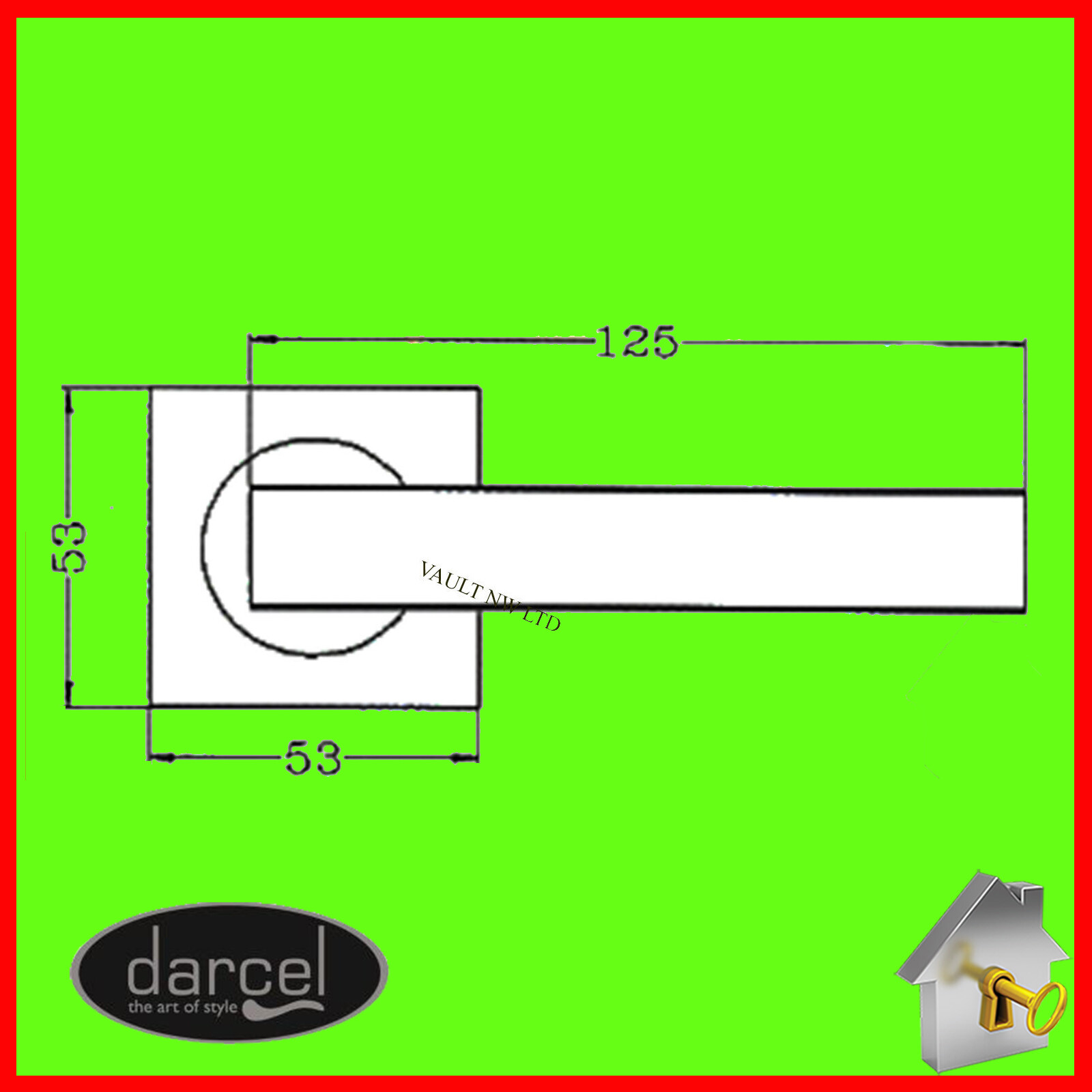 Stylish Modern Interior Door Handles Lever on Rose Various Door Handle