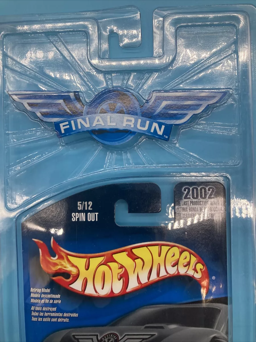 Hot Wheels Final Run Spin Out 5 12 New With Plastic Case