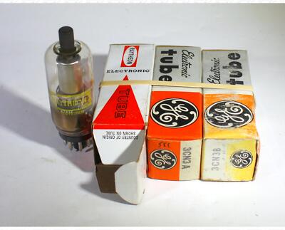 Assorted Brands 3CN3A 3CN3B 3CN3 Vacuum Tubes NOS Lot Of 3 +Box
