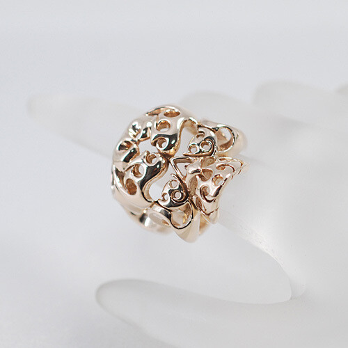 Tenderloin 8K Gold Borneo Skull Ring No. 20/Finished 15390 Tenderloin 8K Gold Borneo Skull Ring No. 20/Finished 15390