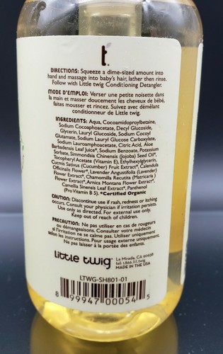 Lot of 2 Little Twig Baby Wash Calming Lavender 8.5 fl.oz. - Picture 4 of 4