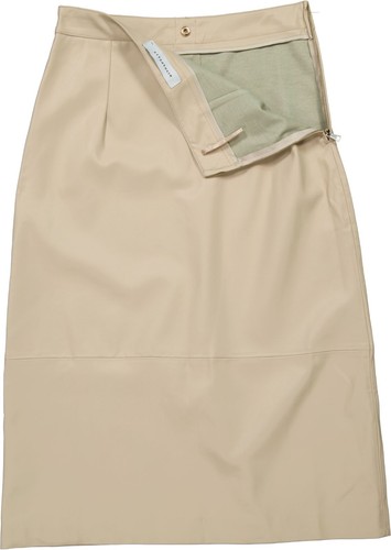 NUOVO! Gonna donna Rino & Pelle effetto ecopelle taglia 36 beige - Foto 3 di 3