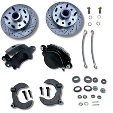 Mustang Ii Mustang 2 Front Disc Brake Kit 5x5.5 5x5 Black Calipers