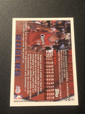 1996-97 Topps Foil NBA 50 Rodney Rogers #197 | eBay