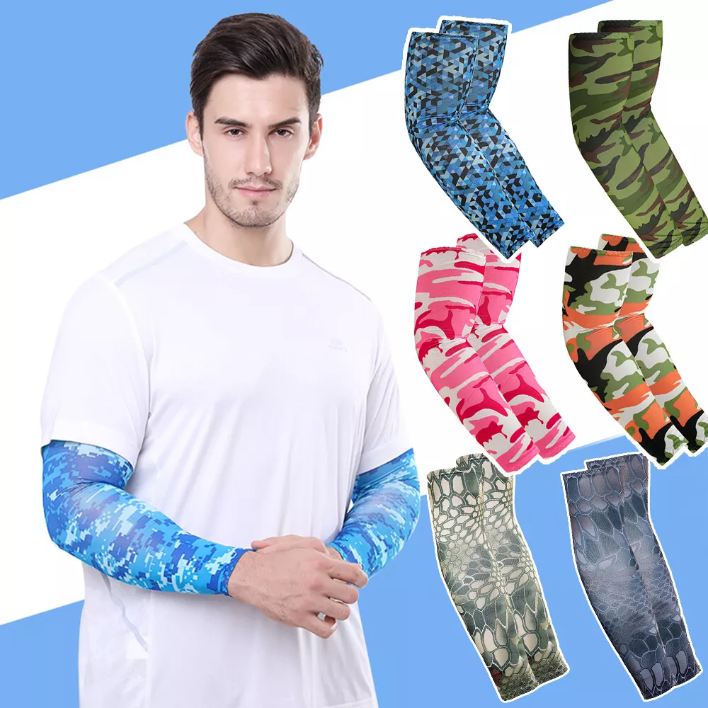 Men Women Summer Arm Sleeves Sports Sleeve Sun UV Protection Hand Cover Cooling