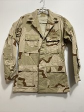 US Military Shirt Coat Desert Camo Pattern Combat Uniform Navy Small Jacket S