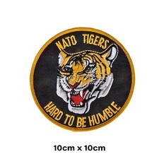 Nato Tiger Abzeichen Hard To Be Humble Jacke Uniform Kleid Rang Patches