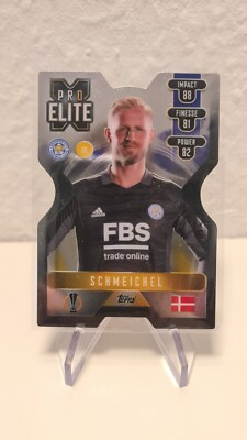 Topps Match Attax Champions League 2021-22 Kasper Schmeichel Pro Elite X Chrome