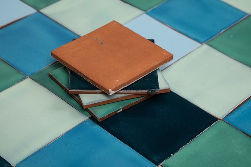 Patchwork aus einfarbigen Fliesen für die Küche badezimmerfliesen - Azuta - Bild 9 von 10