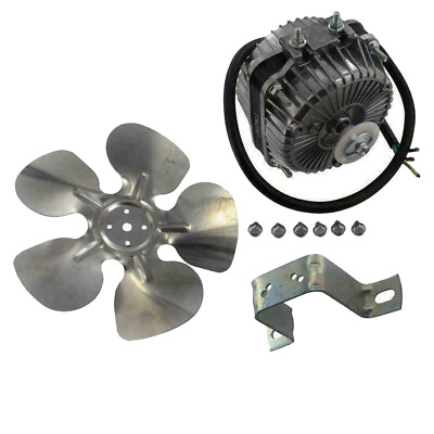 Kühlschrank Lüftermotor + Halterung 5W Kit Universal Kühlschrank Gefrierschrank