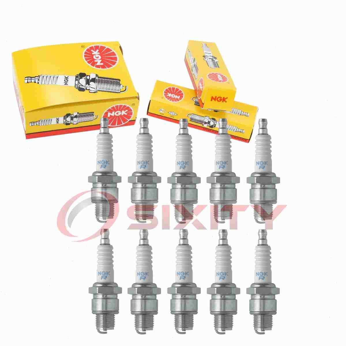 10 pc NGK 3322 BR4HS Standard Spark Plugs for WR10AC WR10A W9AO W14FR-U au