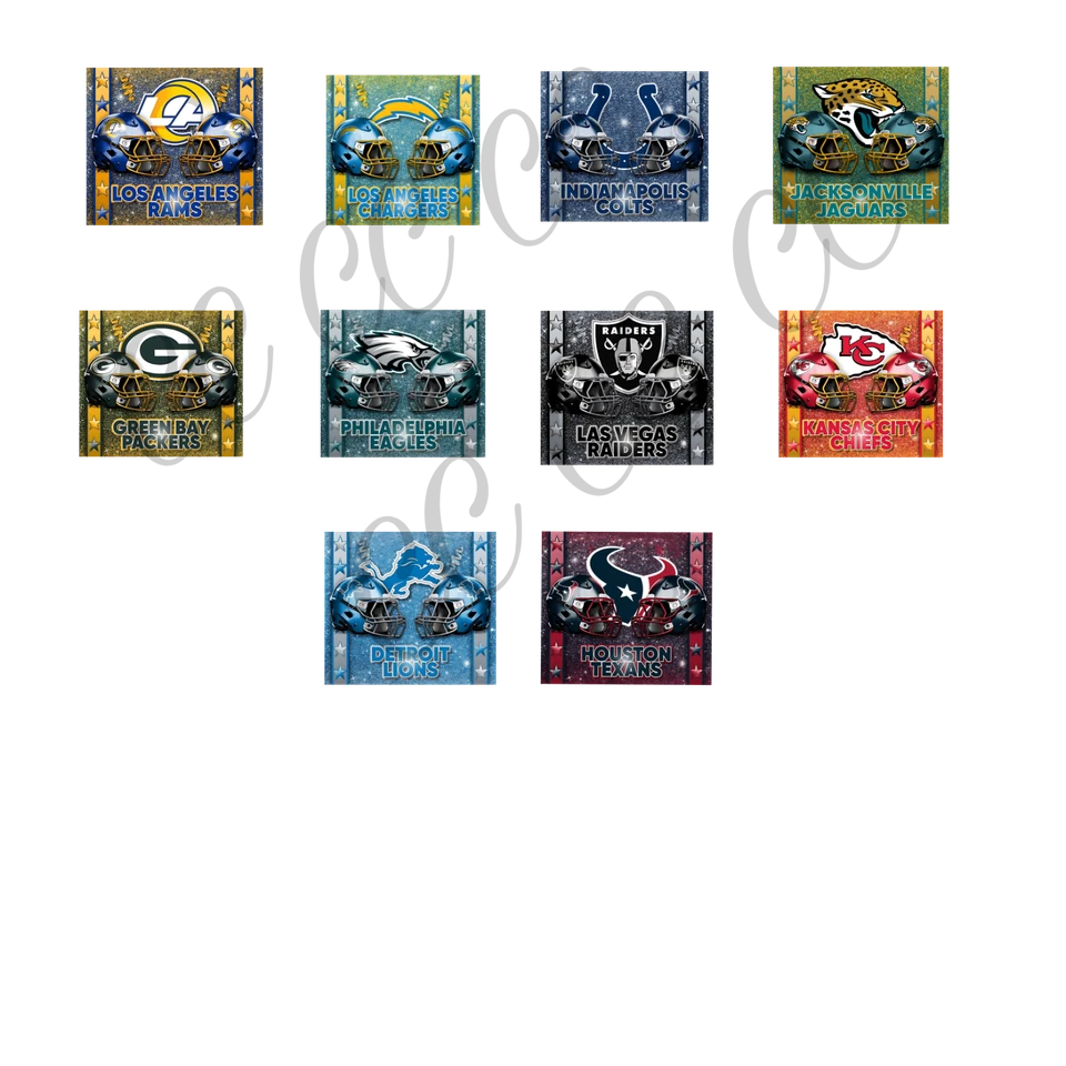 Football stainless steel tumbler, Travel, Sublimation. Pick your team - Image 2 of 4