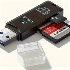 High-Speed USB3.0 Card Reader - 2-in-1 SD/TF Compatibility - Durable And Compact