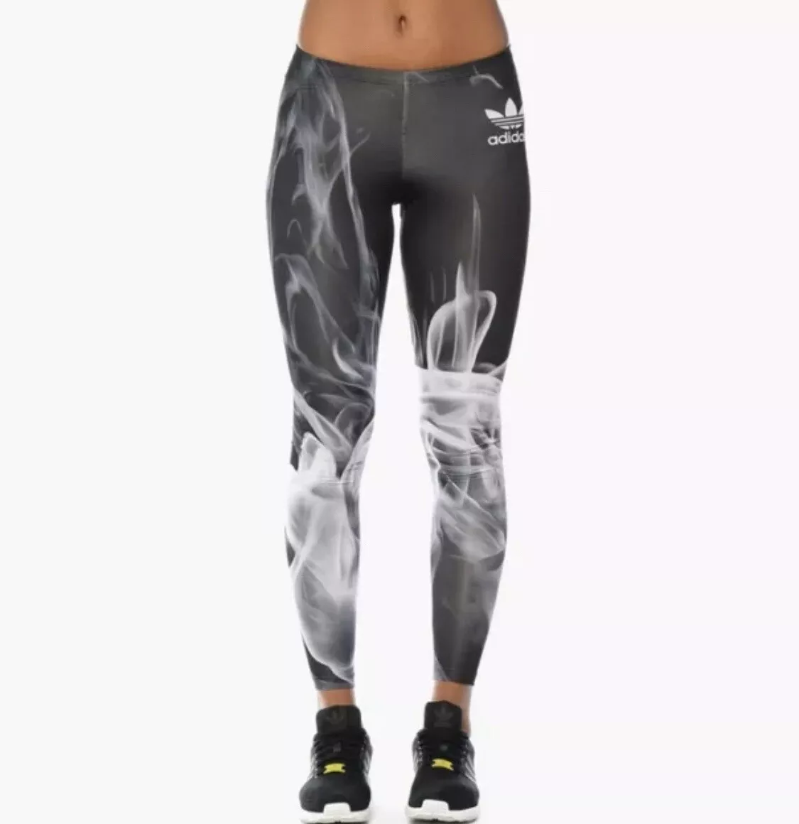 Adidas Originals Rita Ora Leggings Pants Firebird Black XL UK 22 eBay