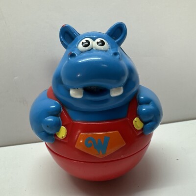 HIPPO PLAYSKOOL Weebles Weeble Wobble FIGURE TOY 2003 Vintage