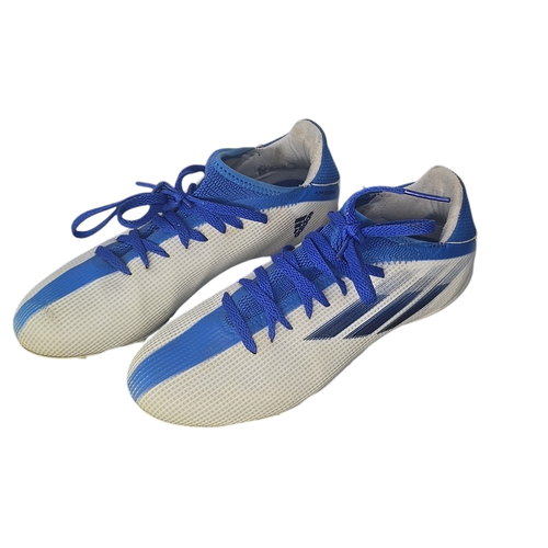Adidas X Speedflow.3 FG Junior Soccer Cleats 5.5 Youth Unisex Blue White GW7488