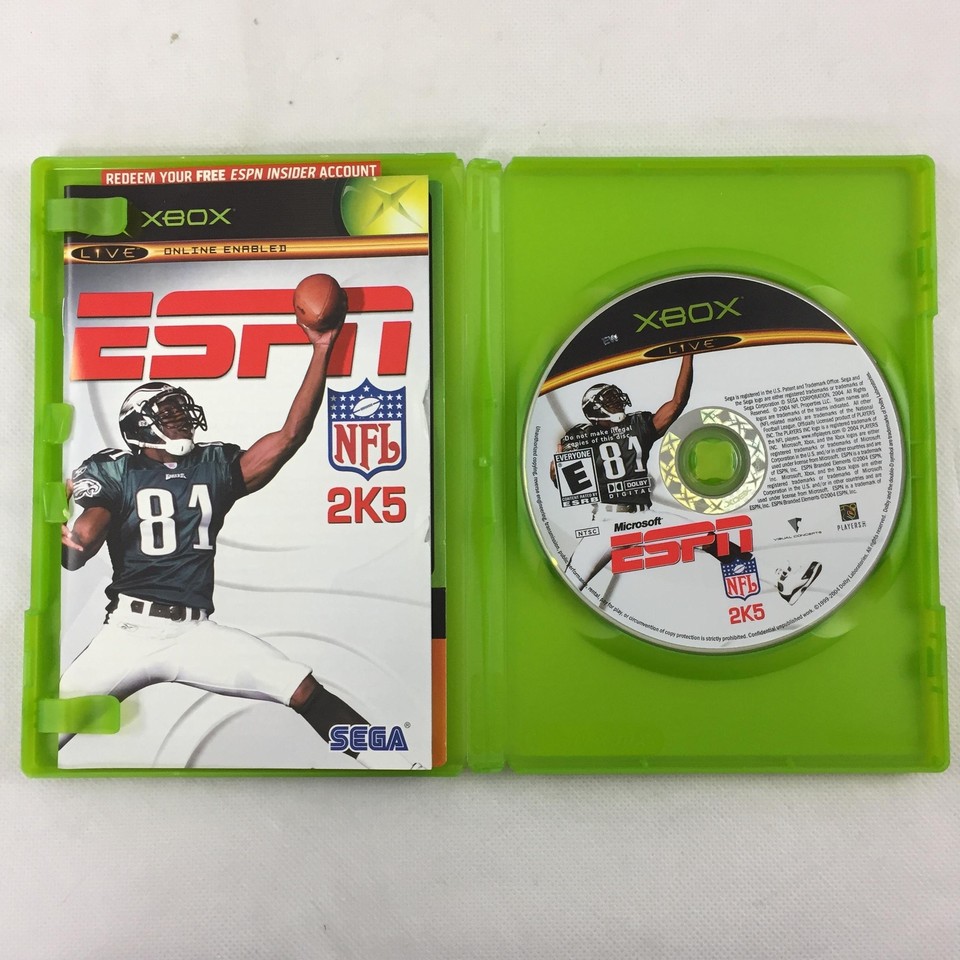 ESPN NFL 2K5 Xbox 710425296116 eBay