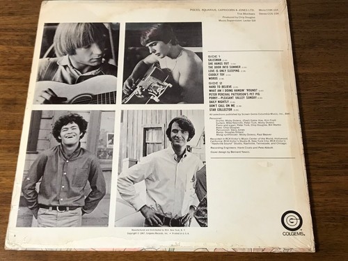 THE MONKEES~ ORIGINAL FIRST PRESS PISCES, AQUARIUS, CAPRICORN & JONES, LTD. 1967 - Picture 4 of 6