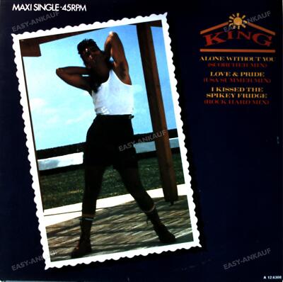 King - Alone Without You Maxi (VG/VG) .