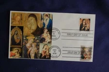 1995 & 2016 Christmas Madonna & Child Stamps Dual FDC Bullfrog S#3003,5143 11844