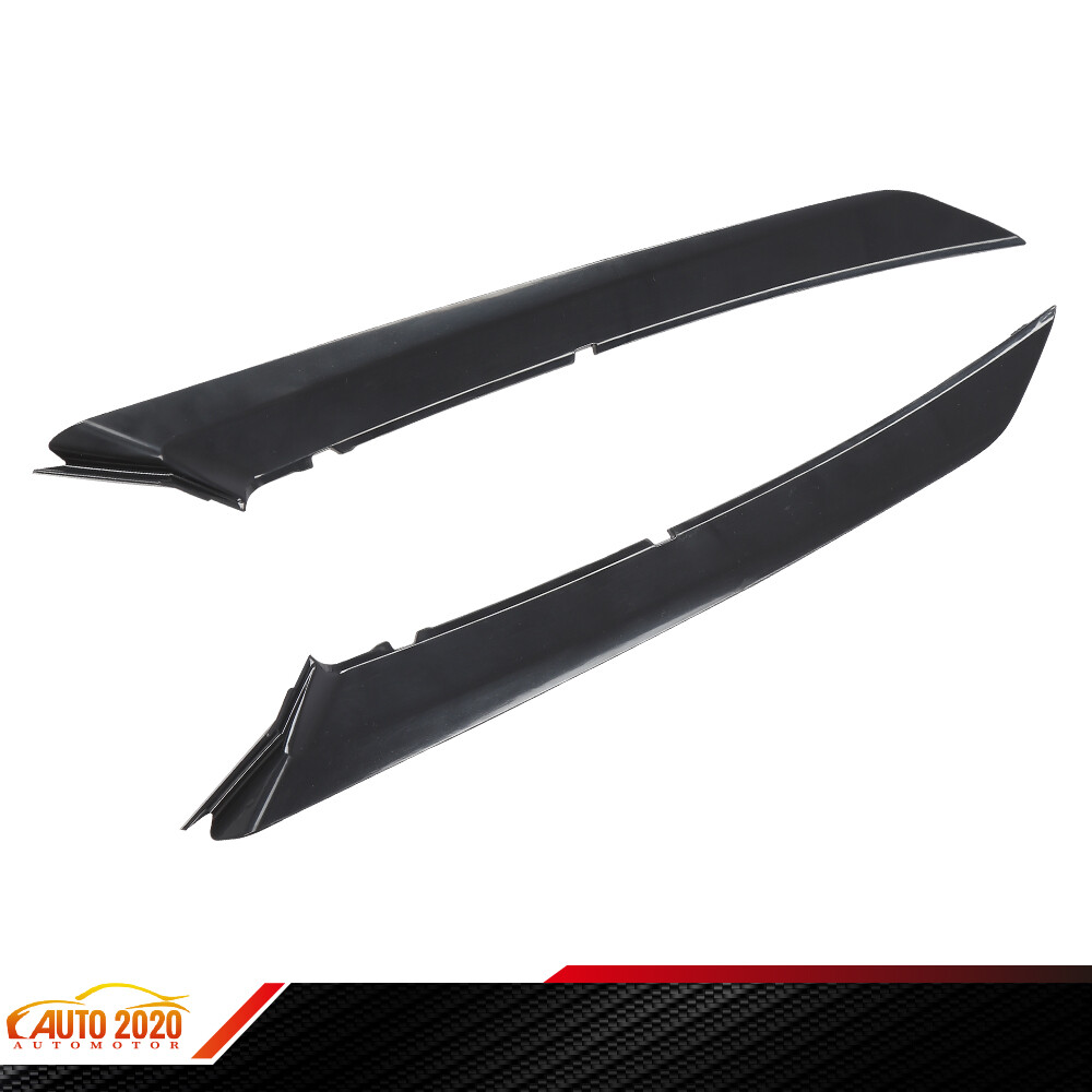 Fit For 18-2022 Toyota Camry SE XSE Pair Front Bumper Grille Trim Moldings Black