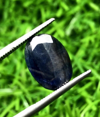 3.80ct natural blue sapphire untreated unheated from Afghanistan