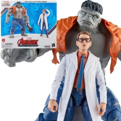 Avengers 60th Anniversary Marvel Legends Gray Hulk & Dr. Bruce