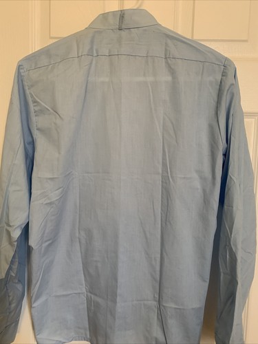 Galaxy Boy's Size 18 Long Sleeve Shirt Lt-Blue - Picture 6 of 7