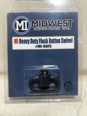 Midwest Industries MI-HDFS Heavy Duty (HD) Quick Detach (QD) Flush Button