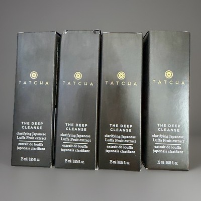 4 pack- TATCHA The Deep Cleanse Clarifying Face Cleanser 25ml travel size