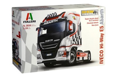 Italeri 3934 IVECO HI-WAY E5 ABARTH 1:24 Modellbausatz Neu OVP