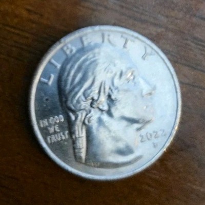 Anna May Wong 2022 D Quarter Error Coin 'In Cod We Trust' Misprint