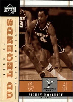 2003-04 Upper Deck Legends Throwback #54 Sidney Moncrief - BSK