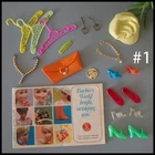 🤩#1 LOT Barbie Friends Shoes Purse Jewelry Accessories Japan Vtg 1960s+🎁