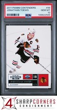 2011 PANINI CONTENDERS #99 JONATHAN TOEWS POP 6 PSA 10