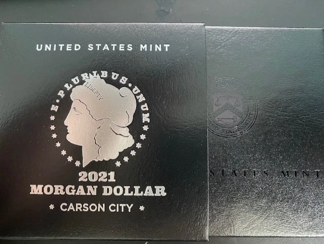 2021 Morgan Silver Dollar CARSON CITY PRIVY CC - In Box with COA - 21 XC - Image 4 of 4