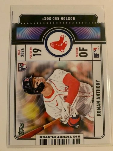 2026 Topps Series 1 Roman Anthony Base (RAW)
