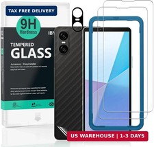 2 Pack Screen Protector For Sony Xperia 10 VI 5G 6.1",9H Hardness Tempered Glass