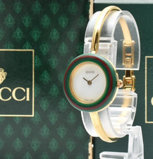 [Box] Gucci 11/12.2 Change Bezel 12 Colors Gold Quartz Ladies Vintage Watch