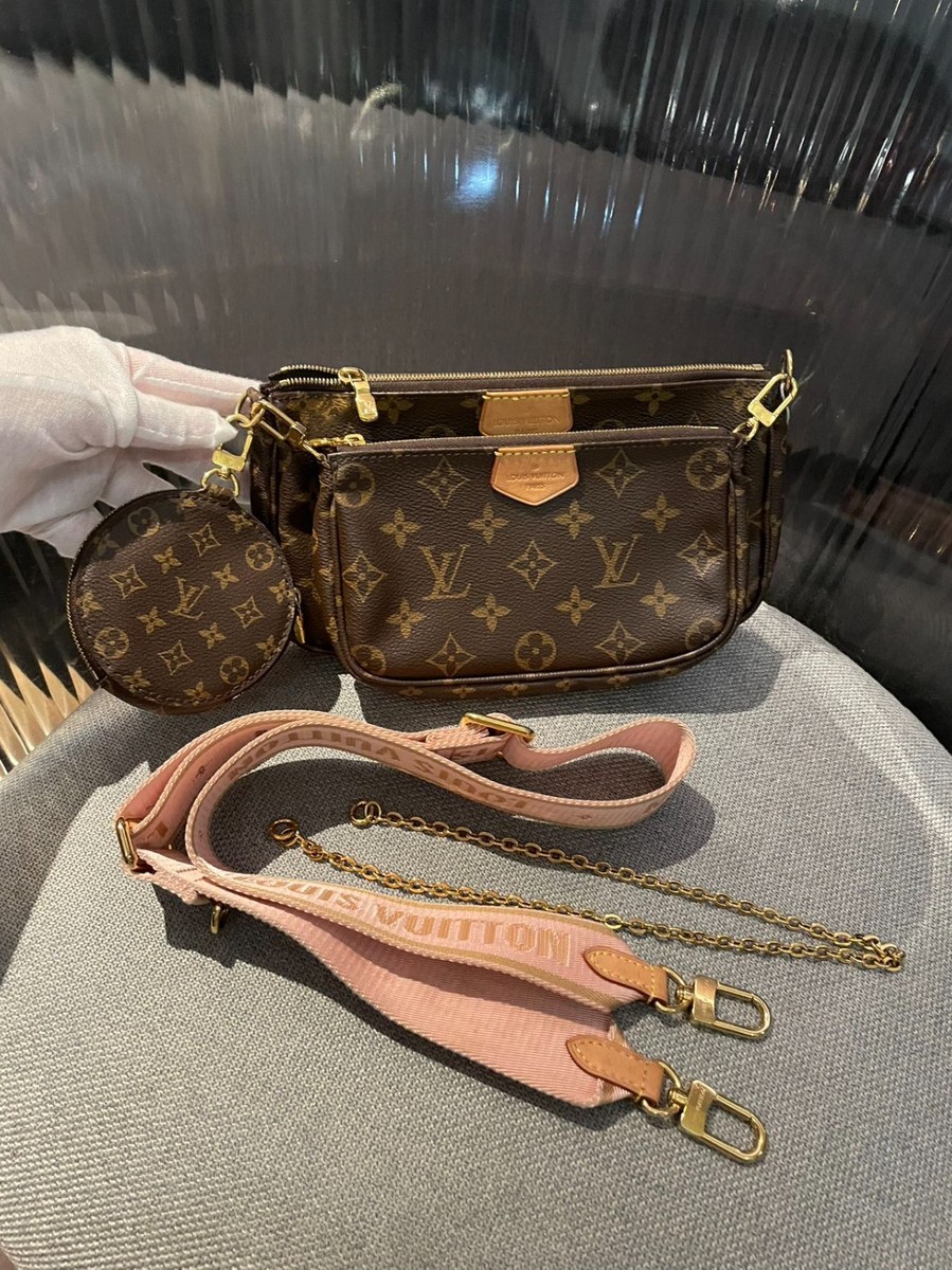 Louis Vuitton Multi Pochette Accessoires Shoulder Bag Canvas
