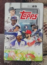 2025 Topps Baseball Series 1 Easter Egg Tins Case 6 *EMPTY TINS*NO CARDS* MINT