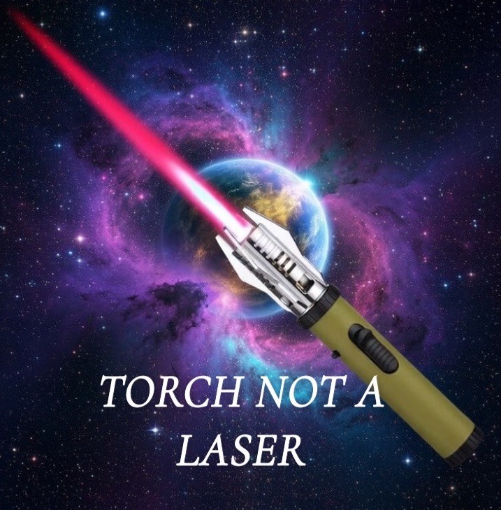 Rechargeable Electric Torch Lighter, Jet Flame, Multi-Color