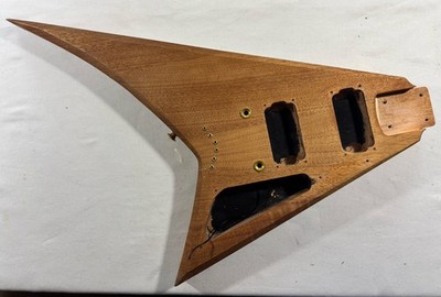 2021 Jackson Rhoads JS32T Flying V Body Natural Oil Mahogany
